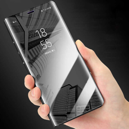 Galaxy S8 Plus Kılıf Zore Clear View Flip Cover - 9