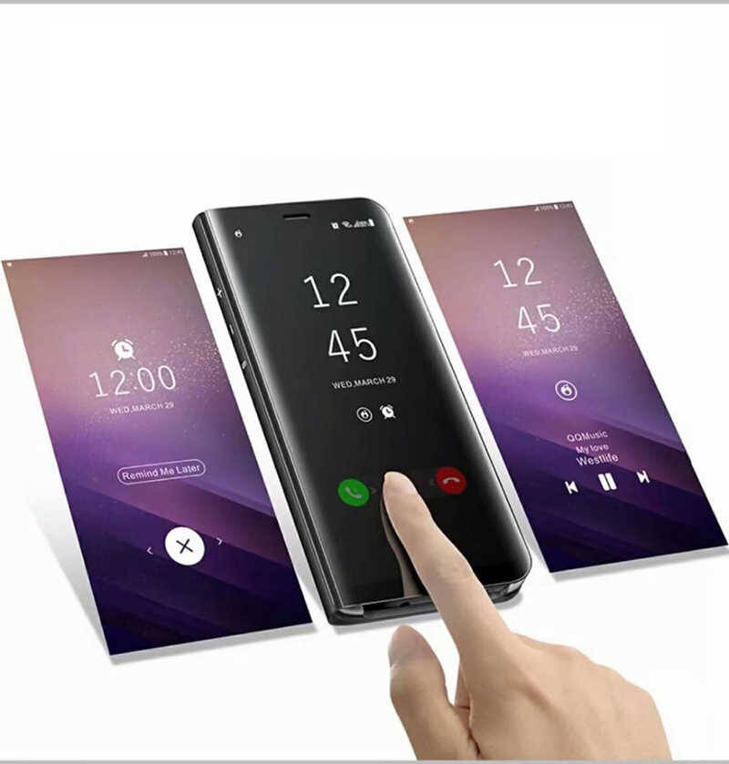 Galaxy S8 Plus Kılıf Zore Clear View Flip Cover - 12