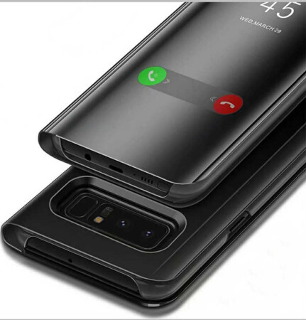 Galaxy S8 Plus Kılıf Zore Clear View Flip Cover - 13