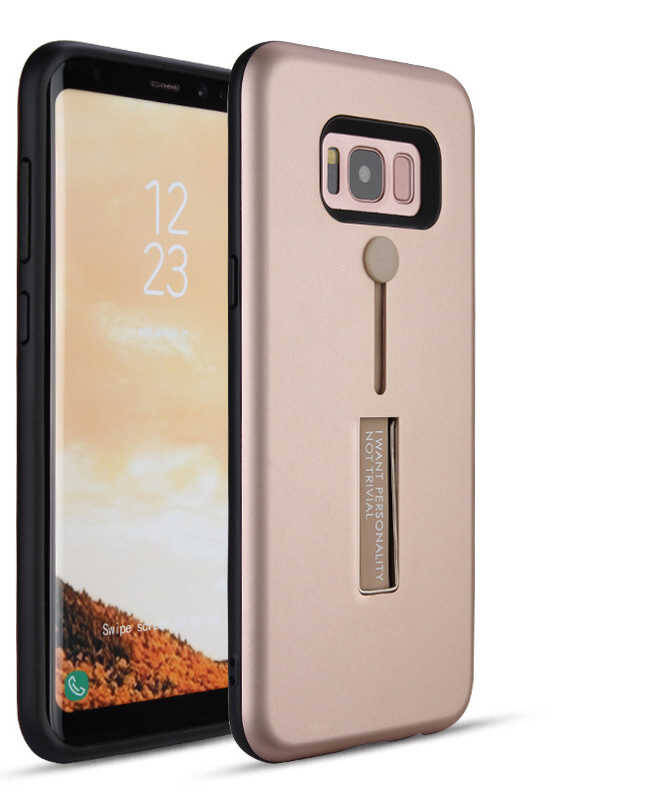 Galaxy S8 Plus Kılıf Zore Olive Standlı Kapak - 3