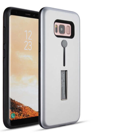 Galaxy S8 Plus Kılıf Zore Olive Standlı Kapak - 2