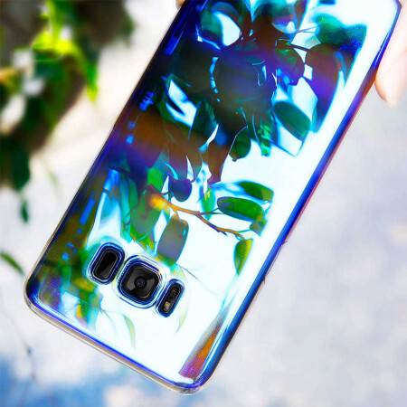 Galaxy S8 Plus Kılıf Zore Renkli Transparan Kapak - 5