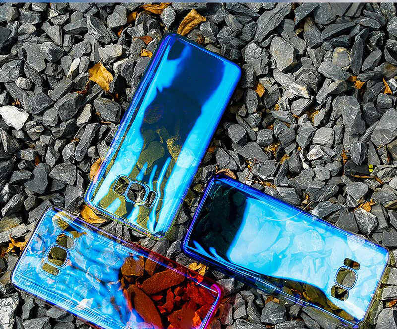 Galaxy S8 Plus Kılıf Zore Renkli Transparan Kapak - 6
