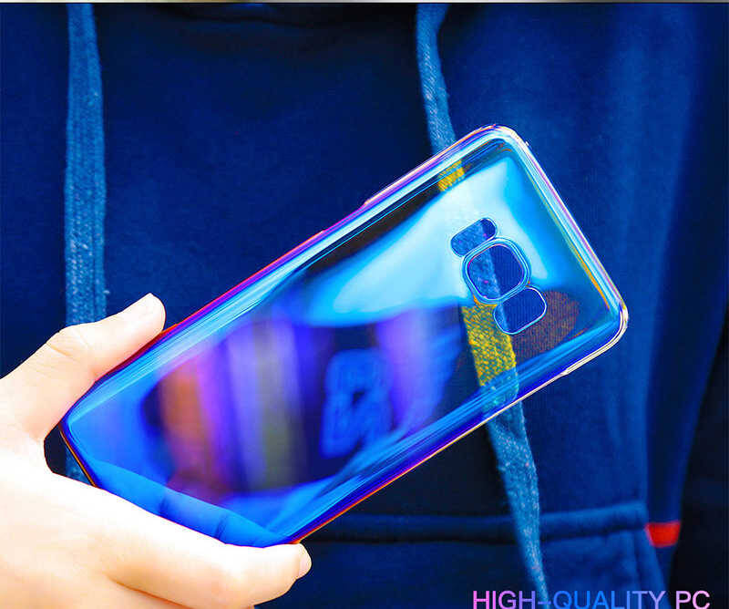 Galaxy S8 Plus Kılıf Zore Renkli Transparan Kapak - 8