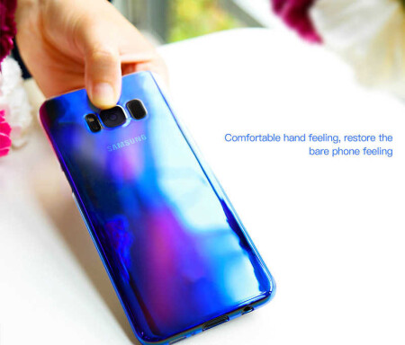 Galaxy S8 Plus Kılıf Zore Renkli Transparan Kapak - 10