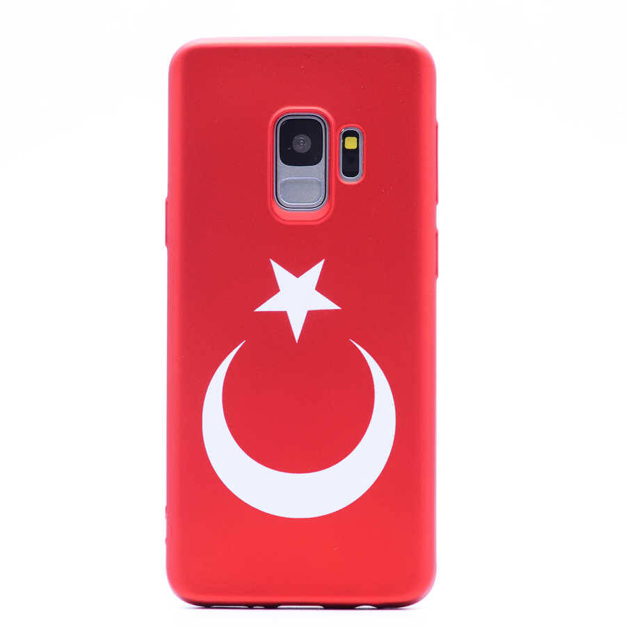 Galaxy S9 Kılıf Zore Bayrak Silikon - 4