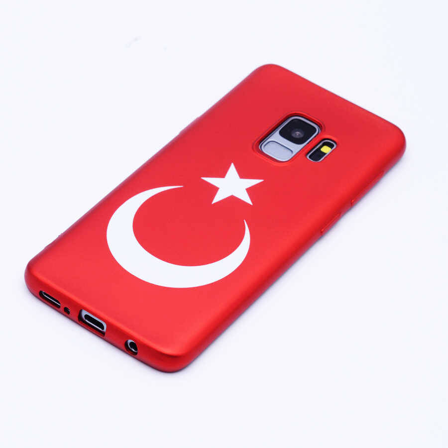 Galaxy S9 Kılıf Zore Bayrak Silikon - 5