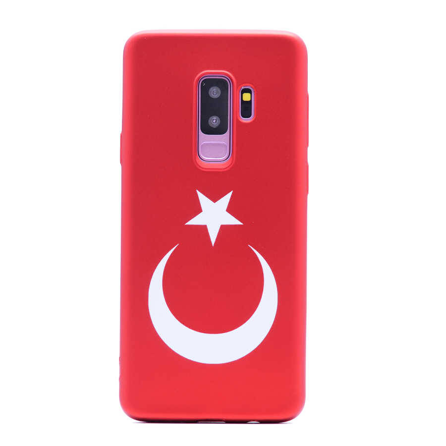 Galaxy S9 Plus Kılıf Zore Bayrak Silikon - 5