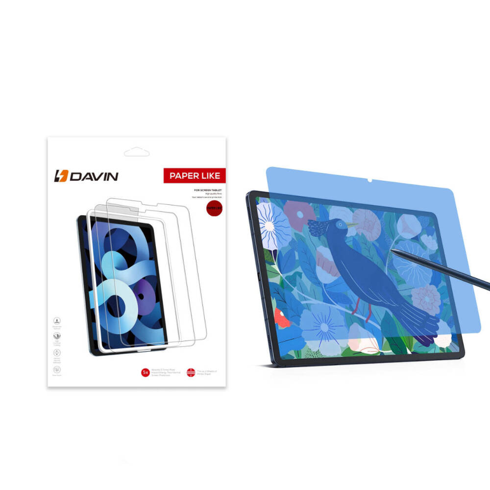 Galaxy Tab S10 Kağıt Hisli Mat Davin Paper Like Tablet Ekran Koruyucu - 1