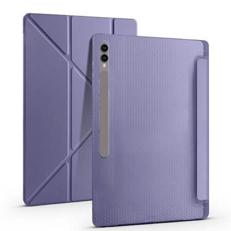 Galaxy Tab S10 Ultra Kılıf Zore Tri Folding Kalem Bölmeli Standlı Kılıf - 29