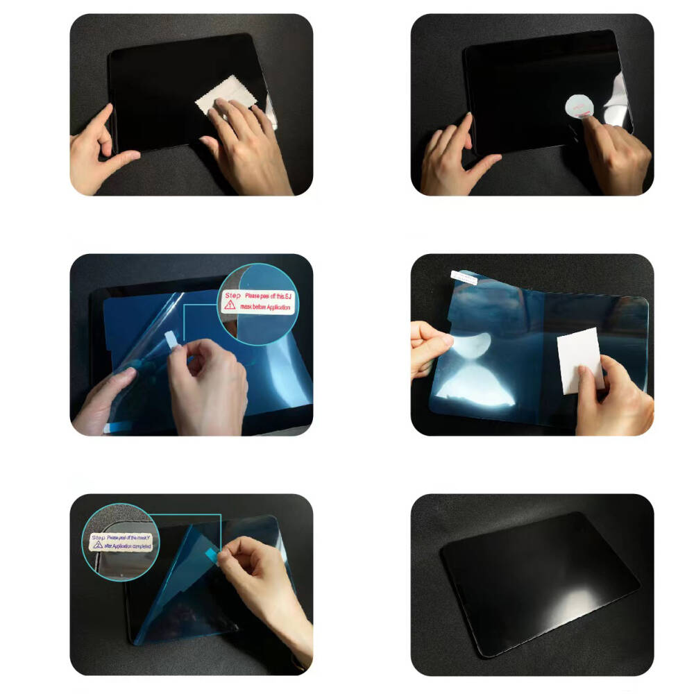 Galaxy Tab S9 Plus Kağıt Hisli Mat ​​​​​​​​​​​​​​​Zore Paper-Like Ekran Koruyucu - 5