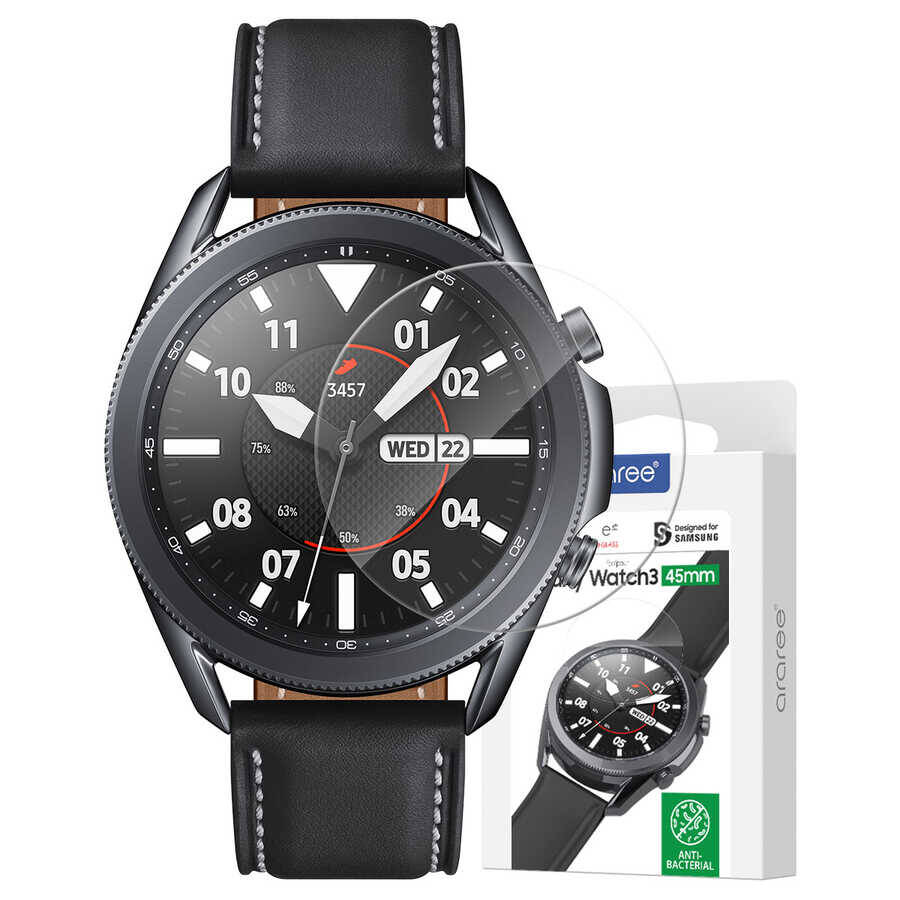 Galaxy Watch 3 45mm Araree Subcore Temperli Ekran Koruyucu - 4