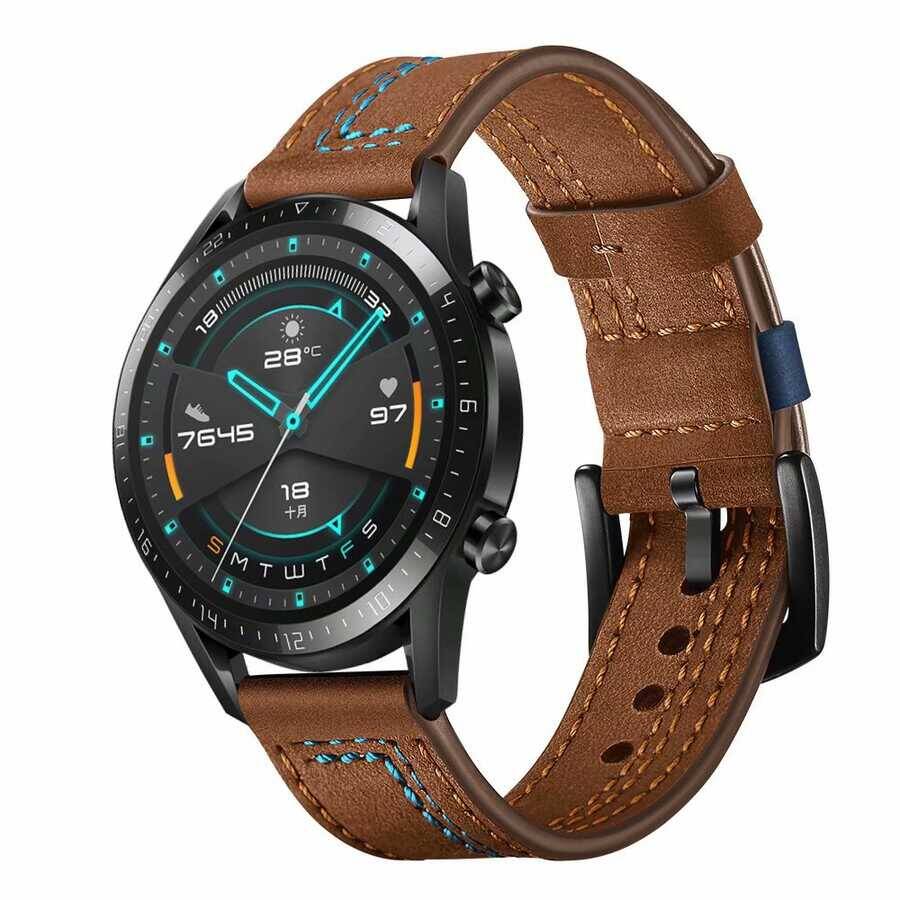 ​​Galaxy Watch 42mm (20mm) KRD-19 Deri Kordon - 1