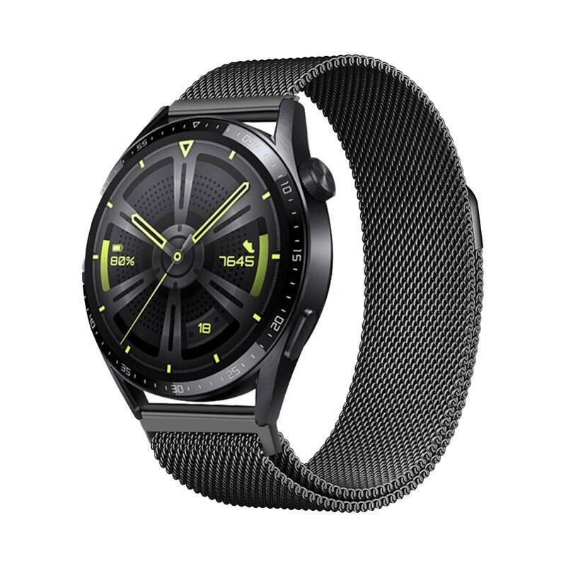 Galaxy Watch 42mm Zore Band-12 20mm Metal Hasır Kordon - 5