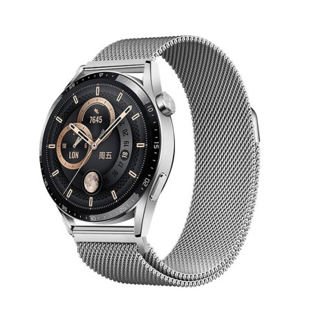 Galaxy Watch 42mm Zore Band-12 20mm Metal Hasır Kordon - 1