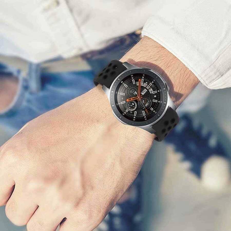 Galaxy Watch 46mm (22mm) KRD-02 Silikon Kordon - 9