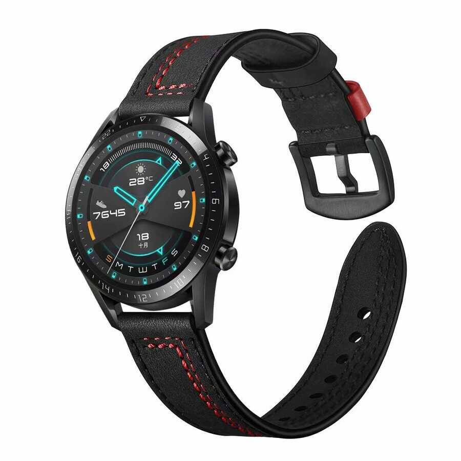 ​​Galaxy Watch 46mm (22mm) KRD-19 Deri Kordon - 7