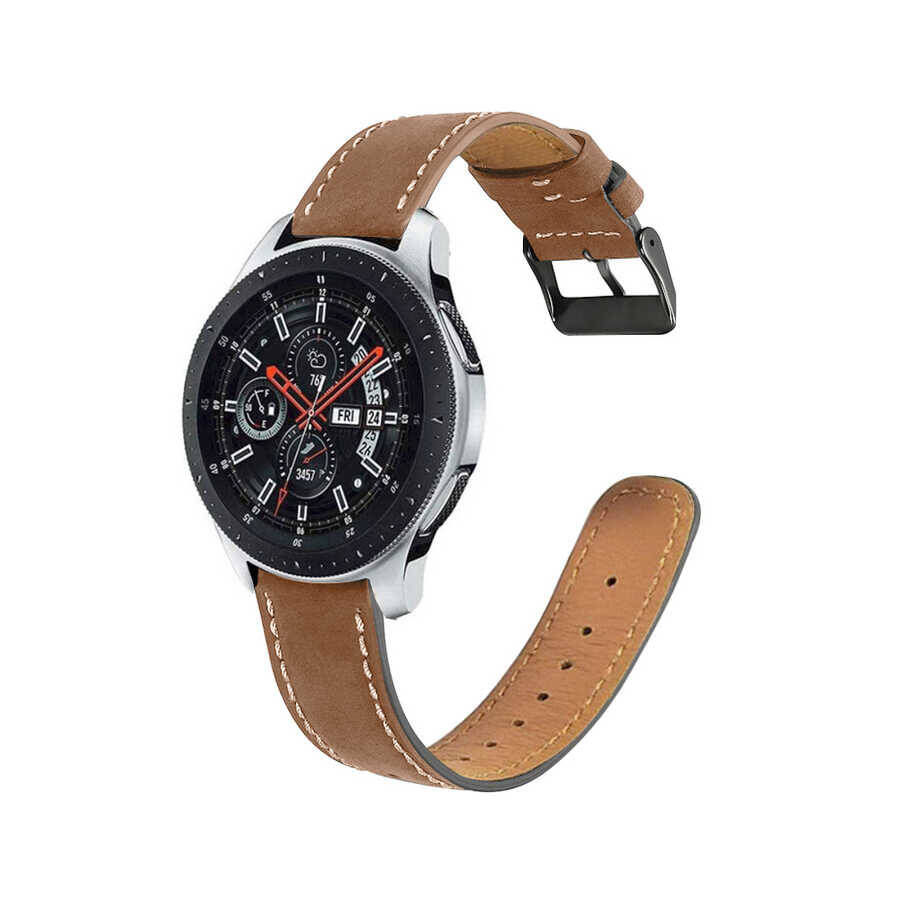 Galaxy Watch 46mm 22mm KRD-29 Deri Kordon - 12