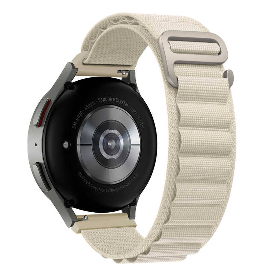Galaxy Watch 46mm Zore KRD-74 22mm Hasır Kordon - 1
