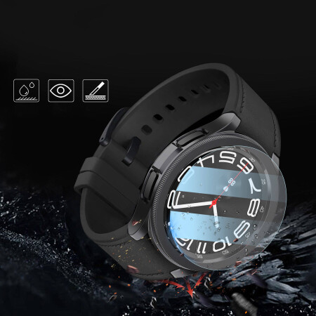 Galaxy Watch 6 Classic 43mm Sert PC Kasa ve Ekran Koruyucu Zore Watch Gard 29 - 7