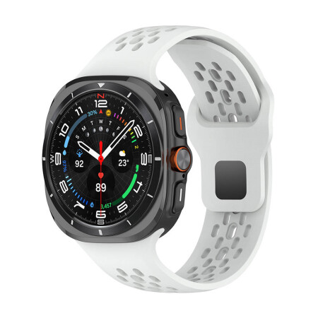 Galaxy Watch Ultra 47mm Zore KRD-119 Delikli Tasarım Silikon Kordon - 10