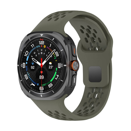 Galaxy Watch Ultra 47mm Zore KRD-119 Delikli Tasarım Silikon Kordon - 5