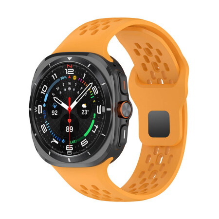 Galaxy Watch Ultra 47mm Zore KRD-119 Delikli Tasarım Silikon Kordon - 4