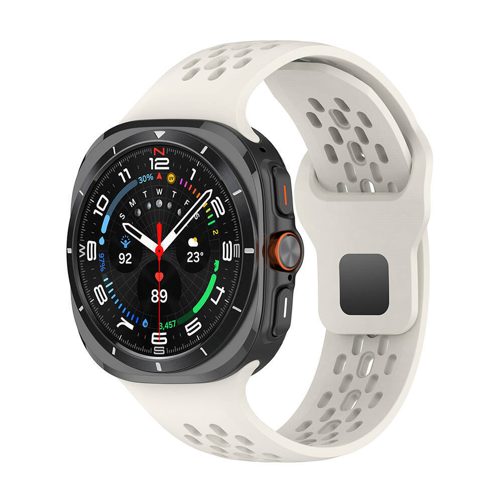 Galaxy Watch Ultra 47mm Zore KRD-119 Delikli Tasarım Silikon Kordon - 3