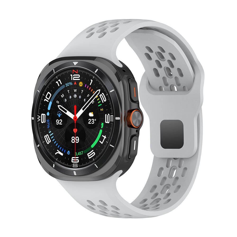 Galaxy Watch Ultra 47mm Zore KRD-119 Delikli Tasarım Silikon Kordon - 9