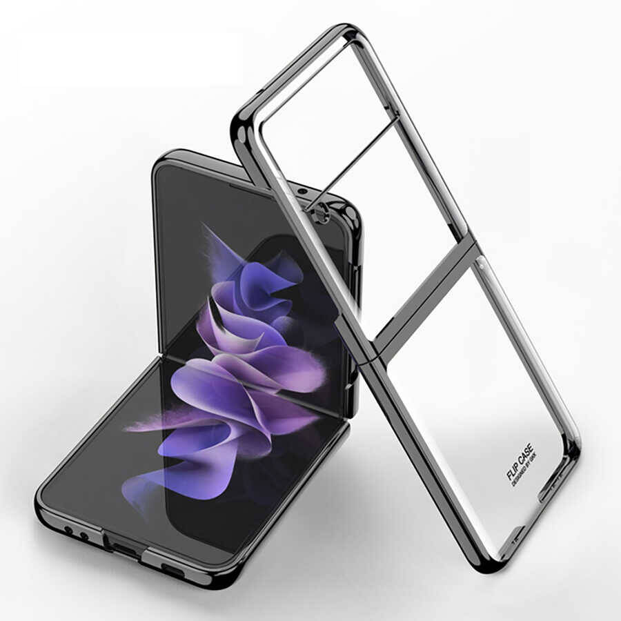 Galaxy Z Flip 3 Kılıf Zore Kıpta Kapak - 14