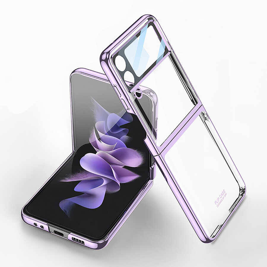 Galaxy Z Flip 4 Kılıf Zore Kıpta Lensli Kapak - 6