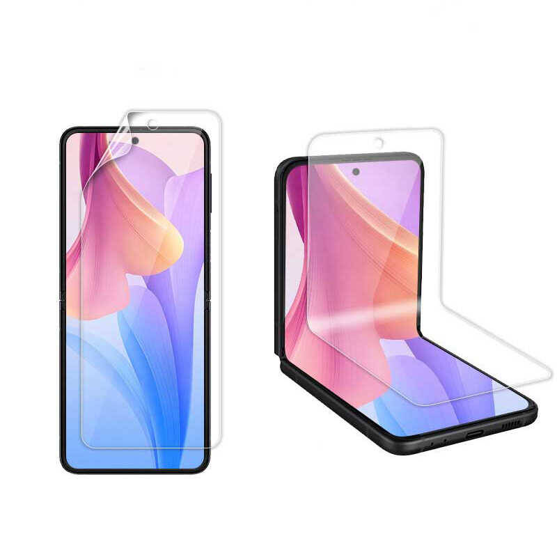 Galaxy Z Flip 4 Zore Narr Tpu Ön Arka Body Ekran Koruyucu - 1