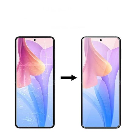 Galaxy Z Flip 4 Zore Narr Tpu Ön Arka Body Ekran Koruyucu - 5