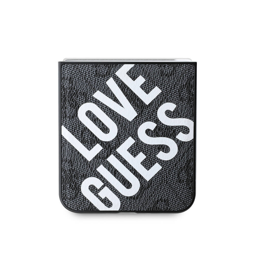 Galaxy Z Flip 6 Kılıf Guess Orjinal Lisanslı Love Guess Printing Kapak - 6