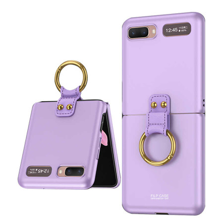 Galaxy Z Flip Kılıf Zore Flip Ring Kıpta Kapak - 4