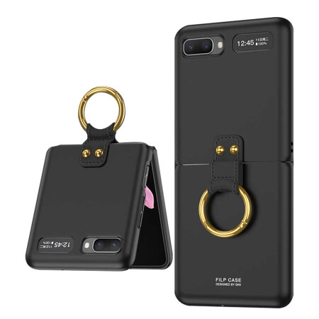 Galaxy Z Flip Kılıf Zore Flip Ring Kıpta Kapak - 3