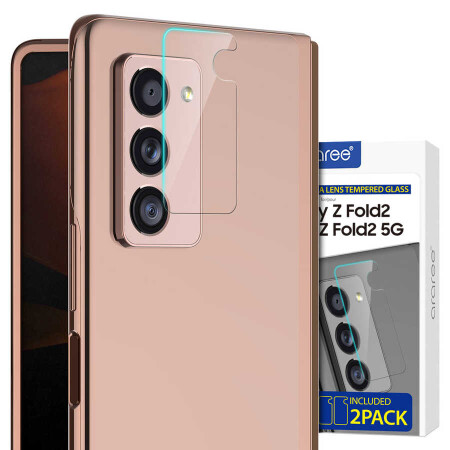 Galaxy Z Fold 2 Araree C-Subcore Temperli Kamera Koruyucu - 10