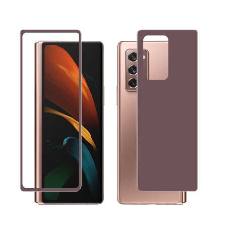 Galaxy Z Fold 2 Zore Ön Arka 5D Full Yapışkanlı Temperli Ekran Koruyucu - 3