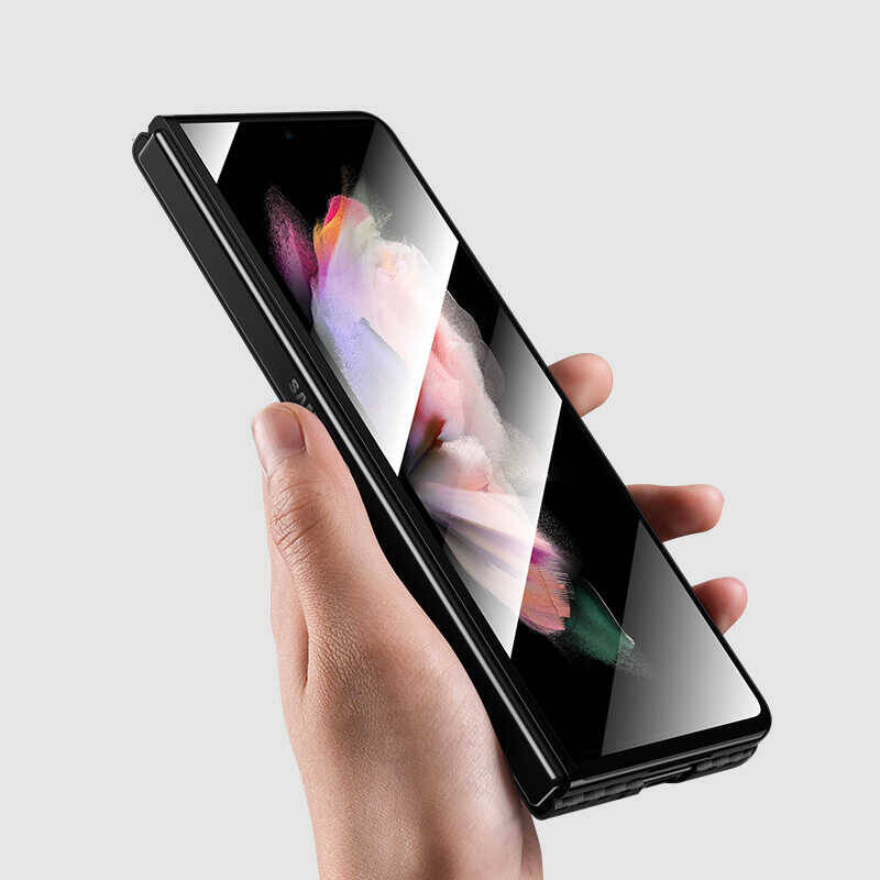 Galaxy Z Fold 3 Kılıf Benks 3 in 1 Suit Kapak - 15