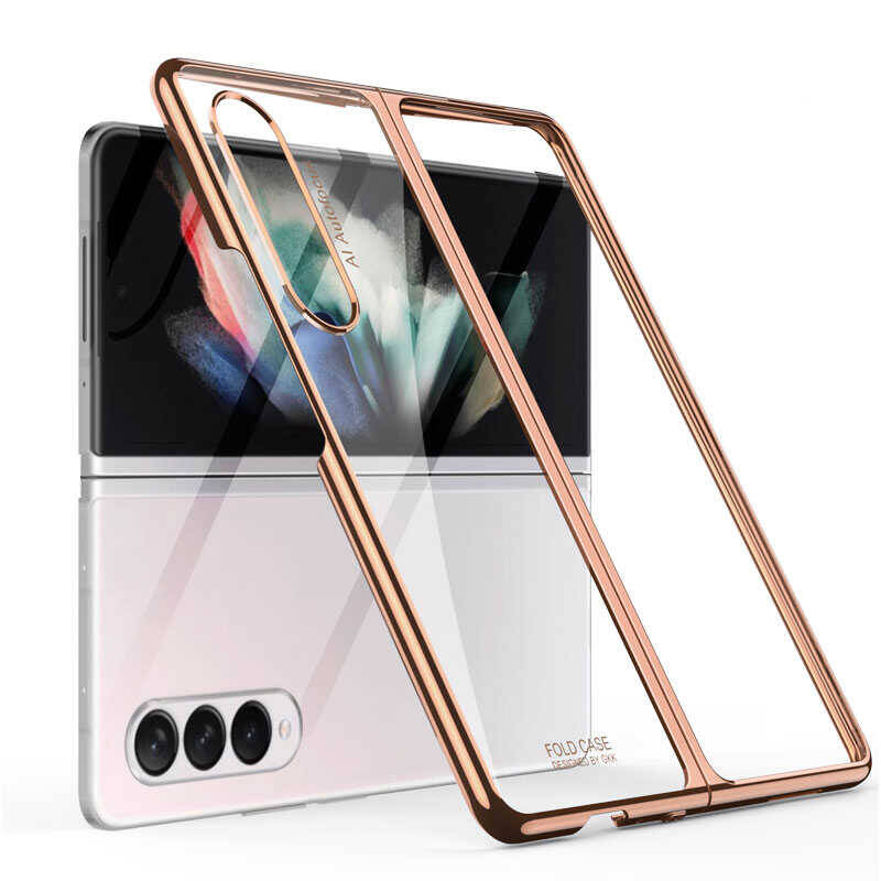 Galaxy Z Fold 3 Kılıf Zore Kıpta Kapak - 6