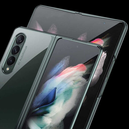 Galaxy Z Fold 3 Kılıf Zore Kıpta Kapak - 20