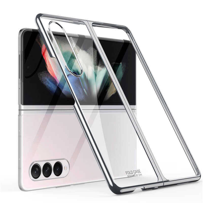 Galaxy Z Fold 3 Kılıf Zore Kıpta Kapak - 16