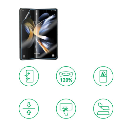 Galaxy Z Fold 3 Zore Hizalama Aparatlı S-Fit Body Ekran Koruyucu - 4