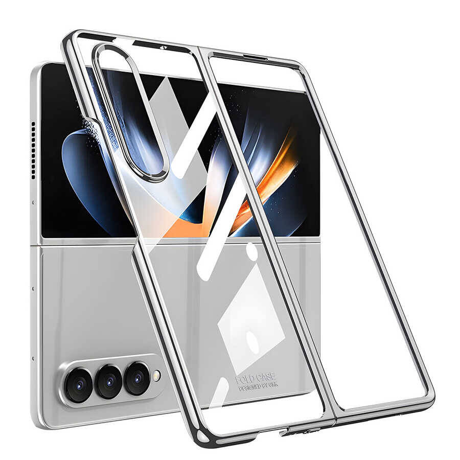 Galaxy Z Fold 4 Kılıf Zore Full Camlı Kıpta Kapak - 2