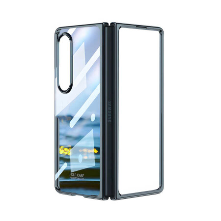 Galaxy Z Fold 4 Kılıf Zore Full Camlı Kıpta Kapak - 7