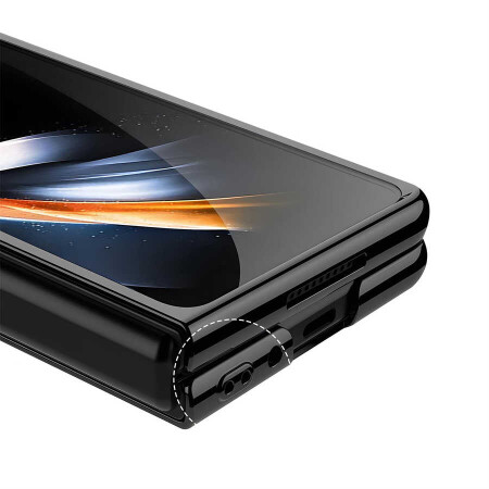 Galaxy Z Fold 4 Kılıf Zore Full Camlı Kıpta Kapak - 8