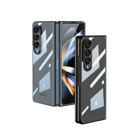 Galaxy Z Fold 4 Kılıf Zore Full Camlı Kıpta Kapak - 11