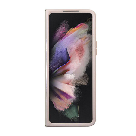 Galaxy Z Fold 5 Kılıf Guess Orjinal Lisanslı PU Deri Taşlı Üçgen Logo 4G Desenli Strass Kapak - 19