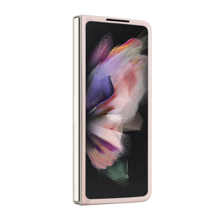 Galaxy Z Fold 5 Kılıf Guess Orjinal Lisanslı PU Deri Taşlı Üçgen Logo 4G Desenli Strass Kapak - 18