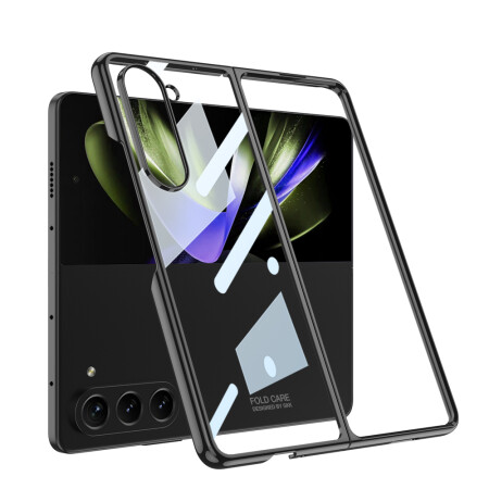 Galaxy Z Fold 5 Kılıf Zore Full Camlı Kıpta Kapak - 4